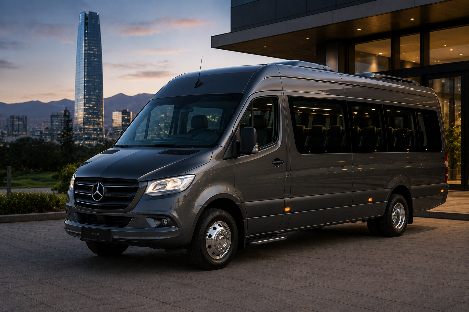 Minibus empresa colegio Santiago transporte grupal